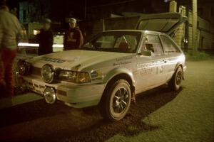 The Larry Schmidt / Joe Andreini open class Mazda 323GTX at L'Anse service.