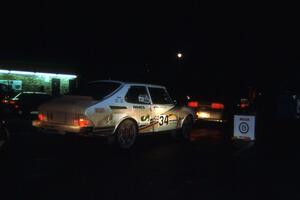 Jerry Sweet / Stuart Spark SAAB 99 checks back into Houghton on Friday night, however they DNF'ed the event.