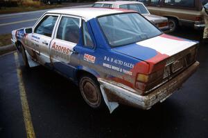 Rui Brazil / John Elkin Audi Quattro at parc expose prior to running the club rally.