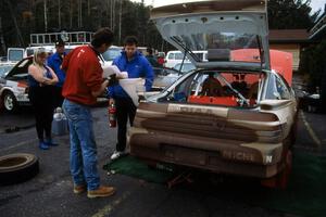 Henry Joy IV / Brian Maxwell Mitsubishi Eclipse gets serviced in Copper Harbor(1).