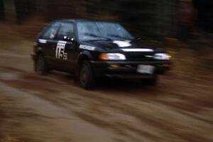 Tom Ottey / Pam McGarvey in their Mazda 323GTX were 4th overall, 1st in PGT.