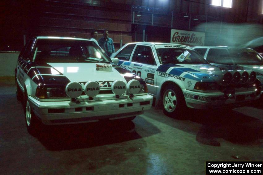 A pair of PGT Mazda 323GTX's: Craig Sobczak / Al Kaumeheiwa and Mitch McCullough / Scott Webb (2).