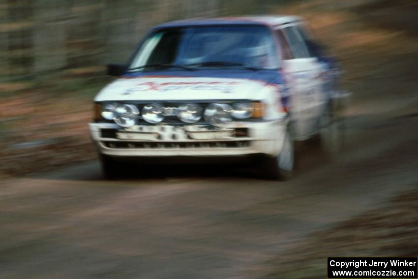 Rui Brazil / John Elkin Audi Quattro ran in the club rally events.