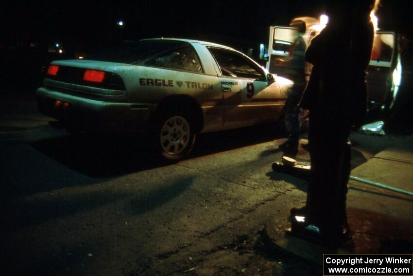 Doug Shepherd / Pete Gladysz Eagle Talon at L'Anse service (1).