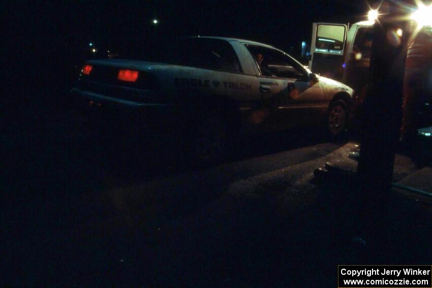 Doug Shepherd / Pete Gladysz Eagle Talon at L'Anse service (3).