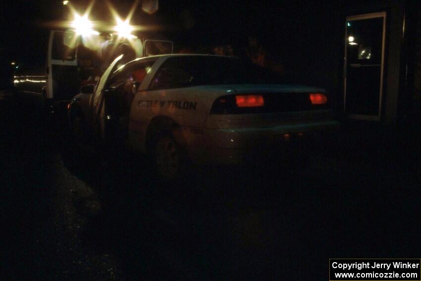 Doug Shepherd / Pete Gladysz Eagle Talon at L'Anse service (4).