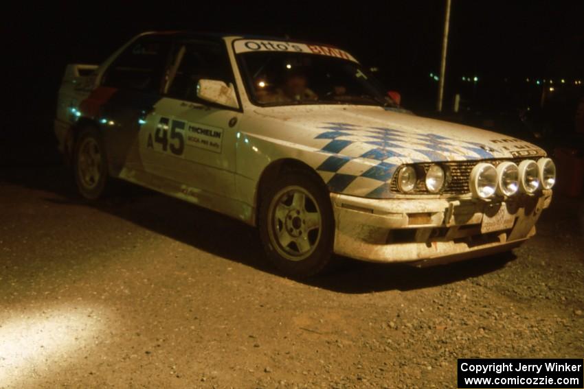 Rick Davis / Ben Greisler BMW M3 at L'Anse service (1).