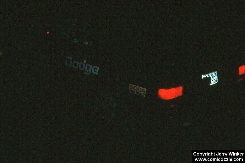 Todd Jarvey / Rich Faber Dodge Charger prepares to leave L'Anse service.