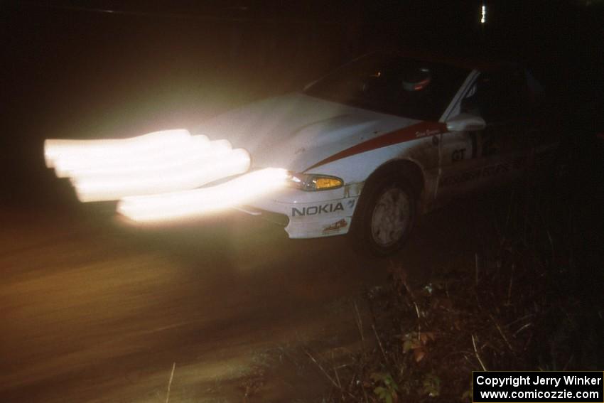Steve Gingras / Bill Westrick Mitsubishi Eclipse on Passmore after Kenton service.