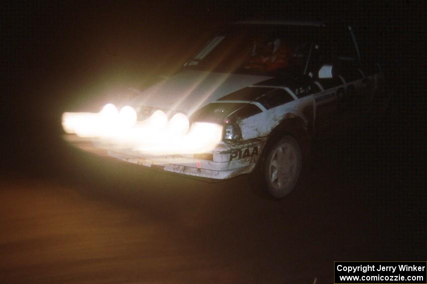 Craig Sobczak / Al Kaumeheiwa were a first night DNF in their Mazda 323GTX.