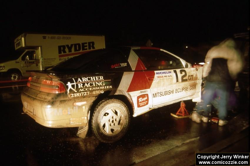 Steve Gingras / Bill Westrick Mitsubishi Eclipse at Kenton service (1).