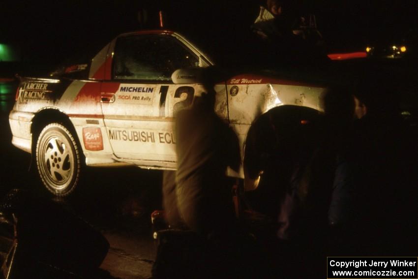 Steve Gingras / Bill Westrick Mitsubishi Eclipse at Kenton service(3).