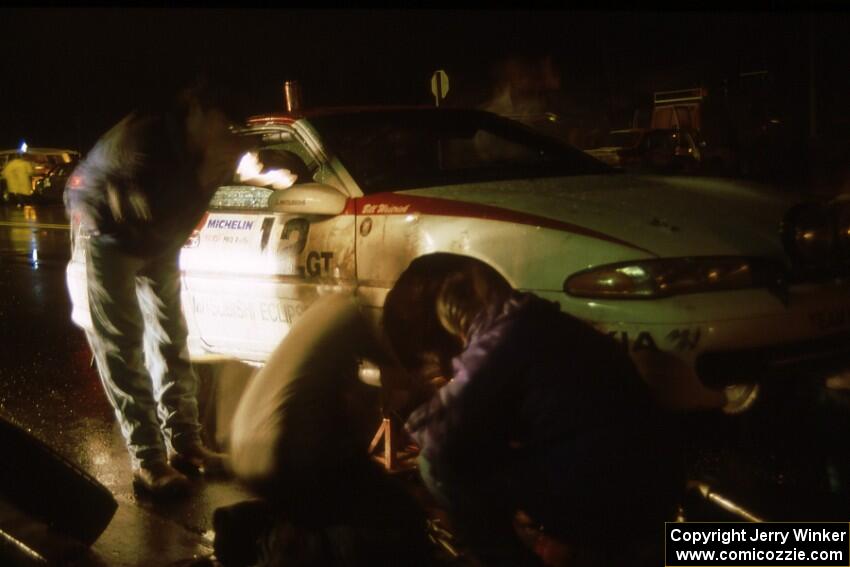 Steve Gingras / Bill Westrick Mitsubishi Eclipse at Kenton service(5).