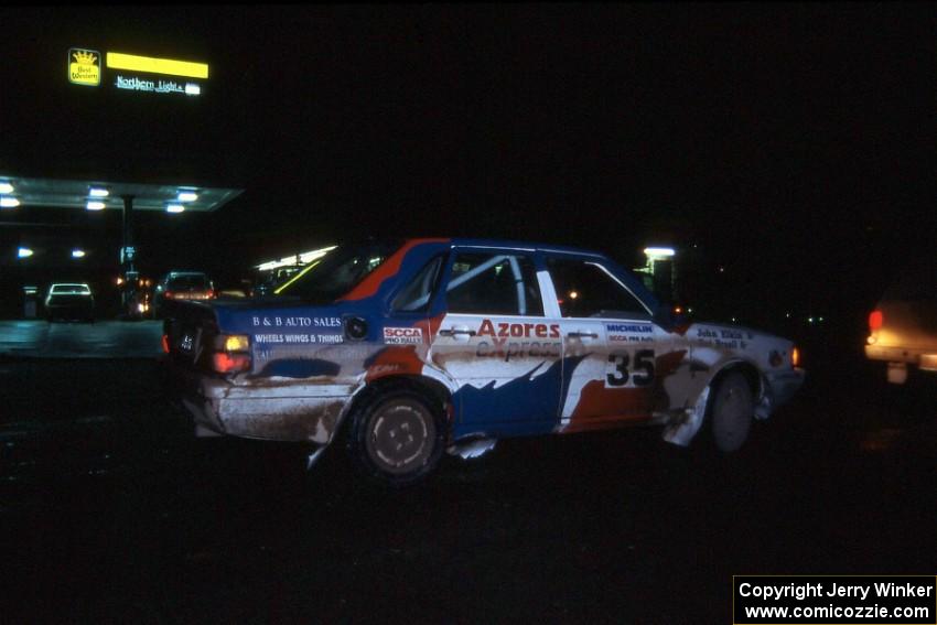 Rui Brazil / John Elkin Audi Quattro finished the first day's club rally.