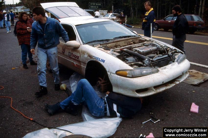 Doug Shepherd / Pete Gladysz Eagle Talon at Copper Harbor service.