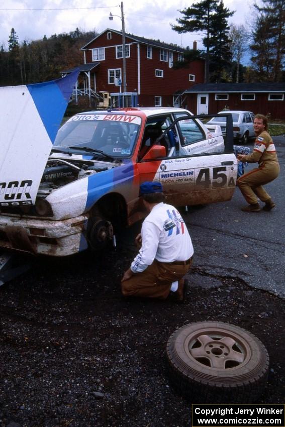 Rick Davis / Ben Greisler BMW M3 at Copper Harbor service.