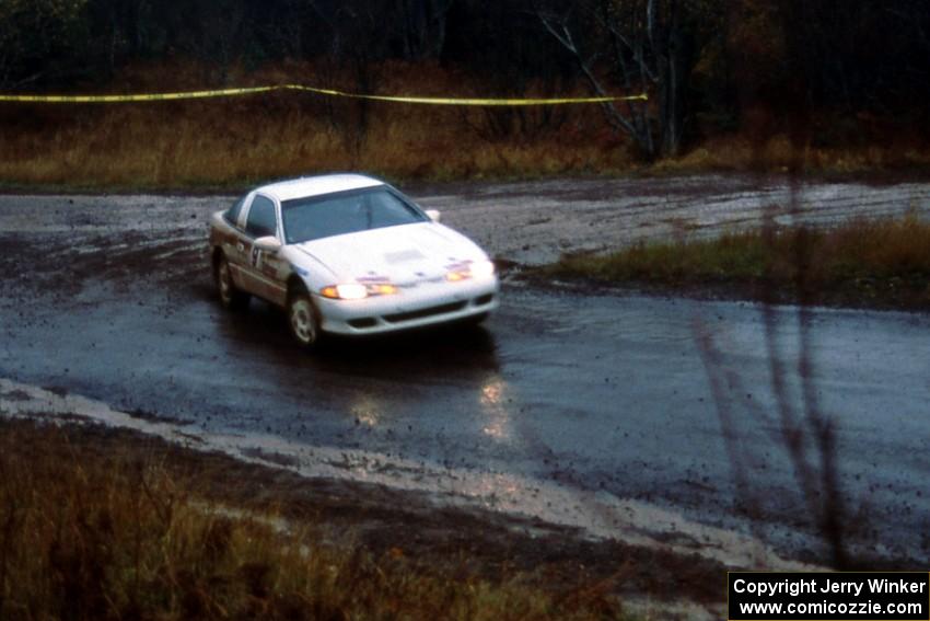 Doug Shepherd / Pete Gladysz Eagle Talon at the Delaware delta in pouring rain.