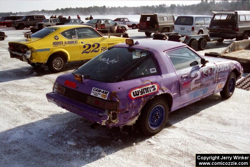 Dale Hoover / Jon Schueller Mazda RX-4 and Scott Friberg / Gib Syverson Mazda RX-7