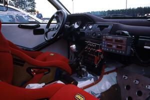 Interior of the Jeff Panton / Rudy Meikle Toyota Celica GT-4 at parc expose.