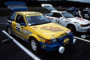 David Ralakis / Tom Gillespie Mazda 323GTX and Janice Damitio / Amity Trowbridge Toyota Celica All-trac at parc expose.