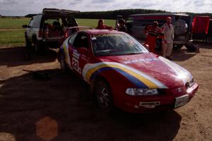 Greg Trepetin / Sonia Trepetin and their Honda Prelude VTEC at Park Rapids service.