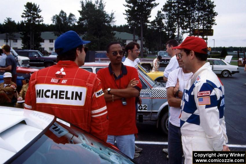 L to R) Jeff Panton, Rudy Meikle, John Buffum and Jeff Becker at parc expose.