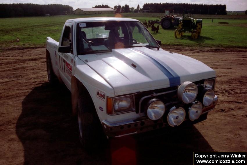 The Ken Stewart / Doc Shrader Chevy S-10 at Park Rapids service.