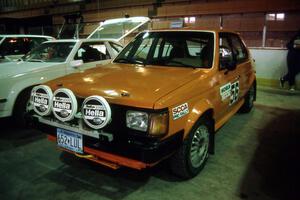 John Adleman / Jason Lajon ran the divisional rallies in their Dodge Omni.