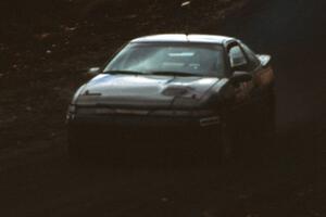 The Cal Landau / Eric Marcus Mitsubishi Eclipse GSX on a fast straight on Delaware as the delta was not used that year.