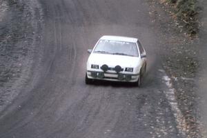 Henry Krolikowski / Cindy Krolikowski in their Dodge Shadow were a DNF during day two of the event seen here at Delaware Mine.