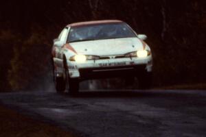 Less than a dozen people were present to see Steve Gingras / Bill Westrick catch air on Brockway in their Mitsubishi Eclipse.