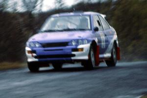 The Carl Merrill / John Bellefleur Ford Escort Coswort RS DNF'ed atop Brockway Mt.