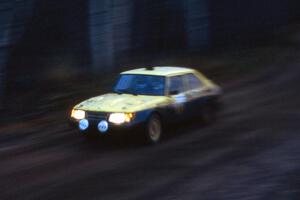 The Sam Bryan / Rob Walden SAAB 900 was a surprising 2nd overall, and 1st in Group 2!