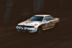 The Janice Damitio / Amity Trowbridge Toyota Celica All-trac took 7th overall and first in PGT.