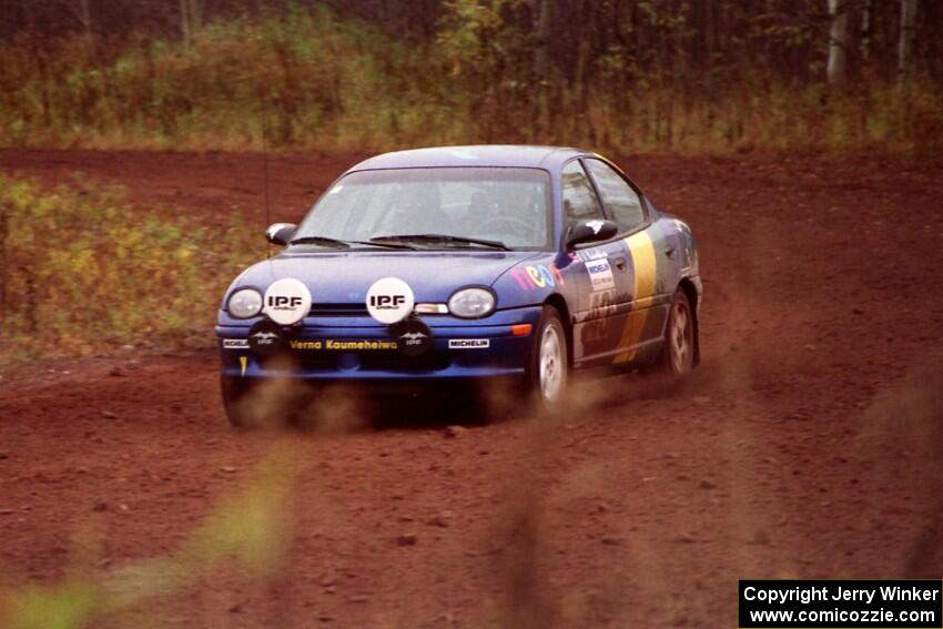 Al Kaumeheiwa / Craig Sobczak debuted their Production class Dodge Neon at the press stage.