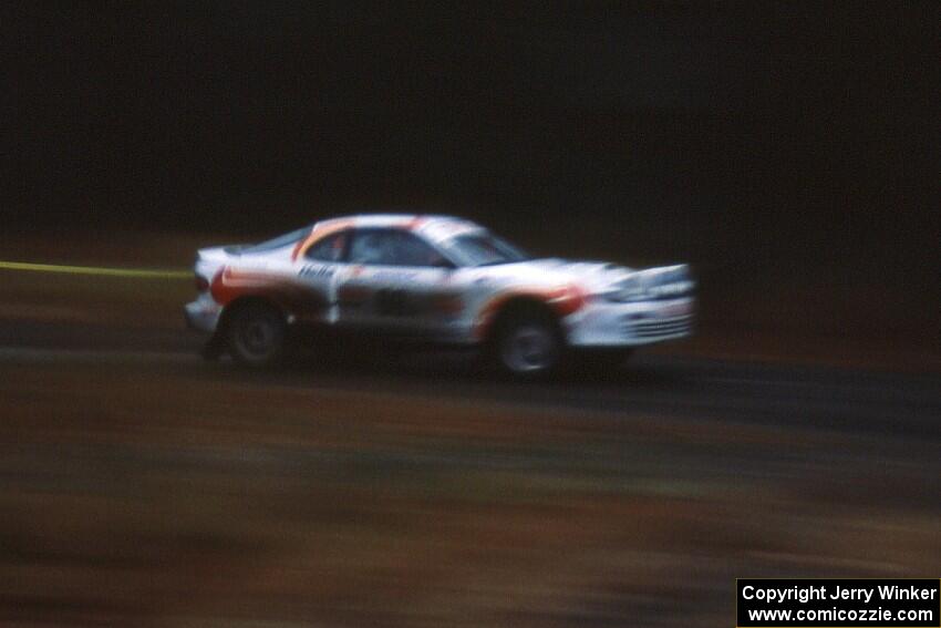 Bruce Newey / Charles Bradley in their Toyota Celica All-trac were the lone Group A entrant.