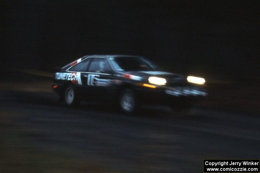Mike Hurst / Rob Bohn were a perennial favorite in their Nissan 200SX seen here in the Huron Mts.