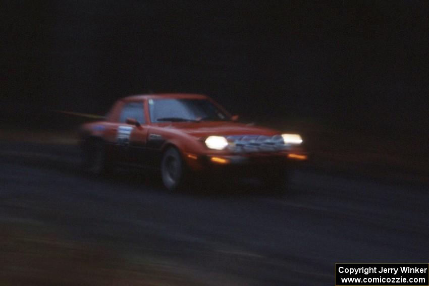 Carl Redner / Nancy Redner were a DNF on day one in their Mazda RX-7.