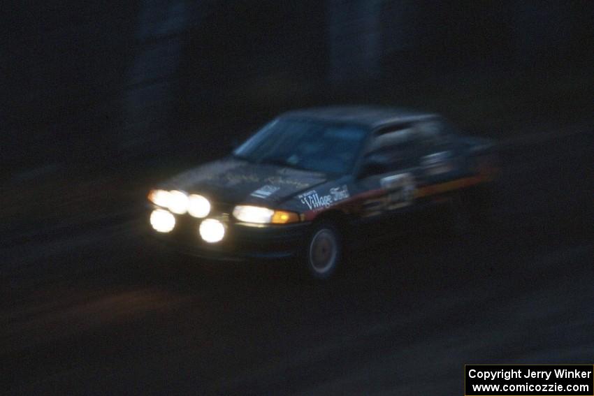 Cal Landau / Eric Marcus took 4th overall, 1st in PGT, in their Mitsubishi Eclipse seen here at the end of Gratiot Lake 2.