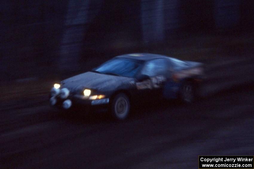 Cal Landau / Eric Marcus took 4th overall, 1st in PGT, in their Mitsubishi Eclipse seen here at the end of Gratiot Lake 2.