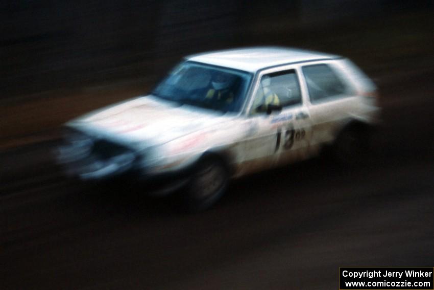 Wayne Prochaska / Annette Prochaska took 10th overall, fifth in Group 2, in their VW GTI.