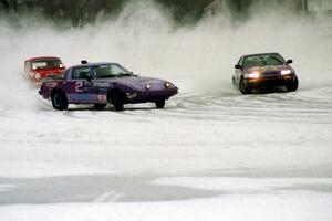 Gib Syverson / Scott Friberg Mazda RX-7, Jim Julson's Austin Cooper S and Cory Coulson / Troy Greenberg Honda CRX Si