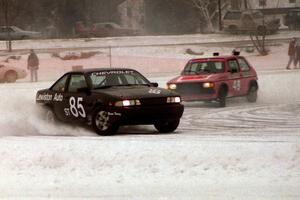 Lyle Nienow / Mark Nienow Chevy Cavalier Z24 and Chris Conn / Tim Ekeren VW GTI