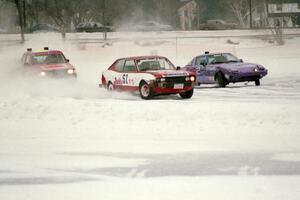 John Nytes / Jerry Nytes Fiat 128 Sport, Gib Syverson / Scott Friberg Mazda RX-7 and Chris Conn / Tim Ekeren VW GTI