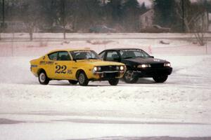 Dale Hoover / Jon Schueller Mazda RX-4 and Lyle Nienow / Mark Nienow Chevy Cavalier Z24