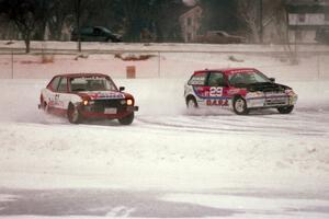 Scott Kronn / Rick Albrechtson Honda Civic Si and John Nytes / Jerry Nytes Fiat 128 Sport