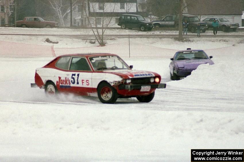 John Nytes / Jerry Nytes Fiat 128 Sport and Gib Syverson / Scott Friberg Mazda RX-7