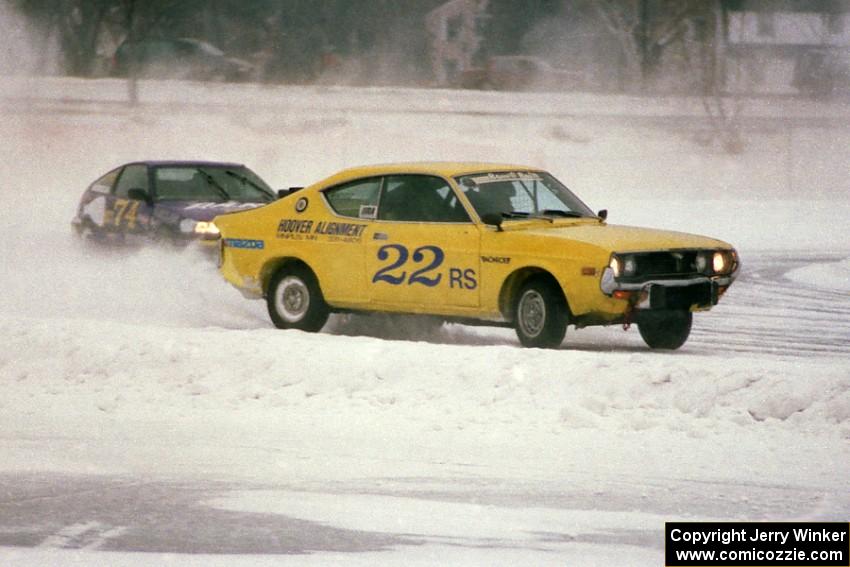 Dale Hoover / Jon Schueller Mazda RX-4 and Cory Coulson / Troy Greenberg Honda CRX Si