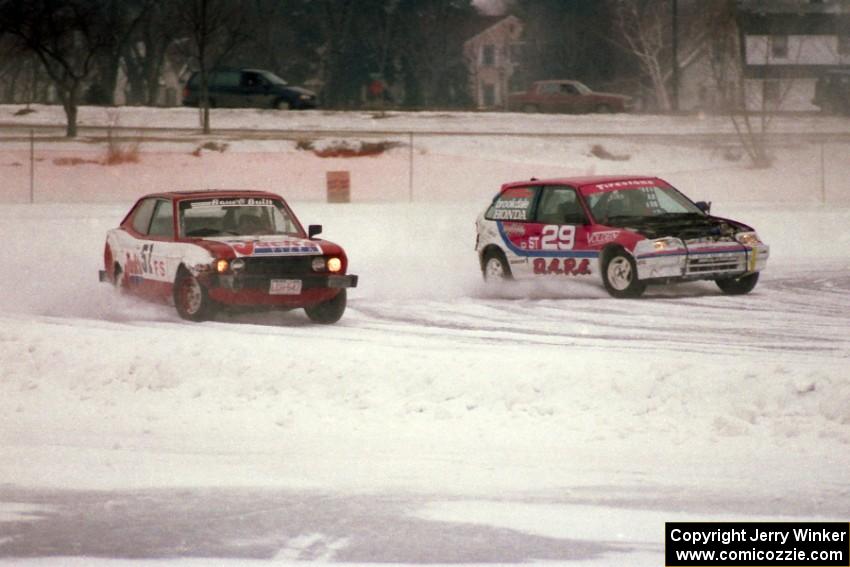 Scott Kronn / Rick Albrechtson Honda Civic Si and John Nytes / Jerry Nytes Fiat 128 Sport
