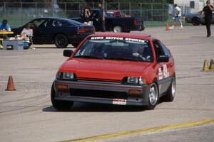 Pat Doyle in Rob Mackert's CSP Honda CRX Si